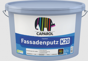 Caparol Capatect Fassadenputz K20 Ar siloksānu stiprināts struktūrapmetums (biezpiens) 2mm, 25kg